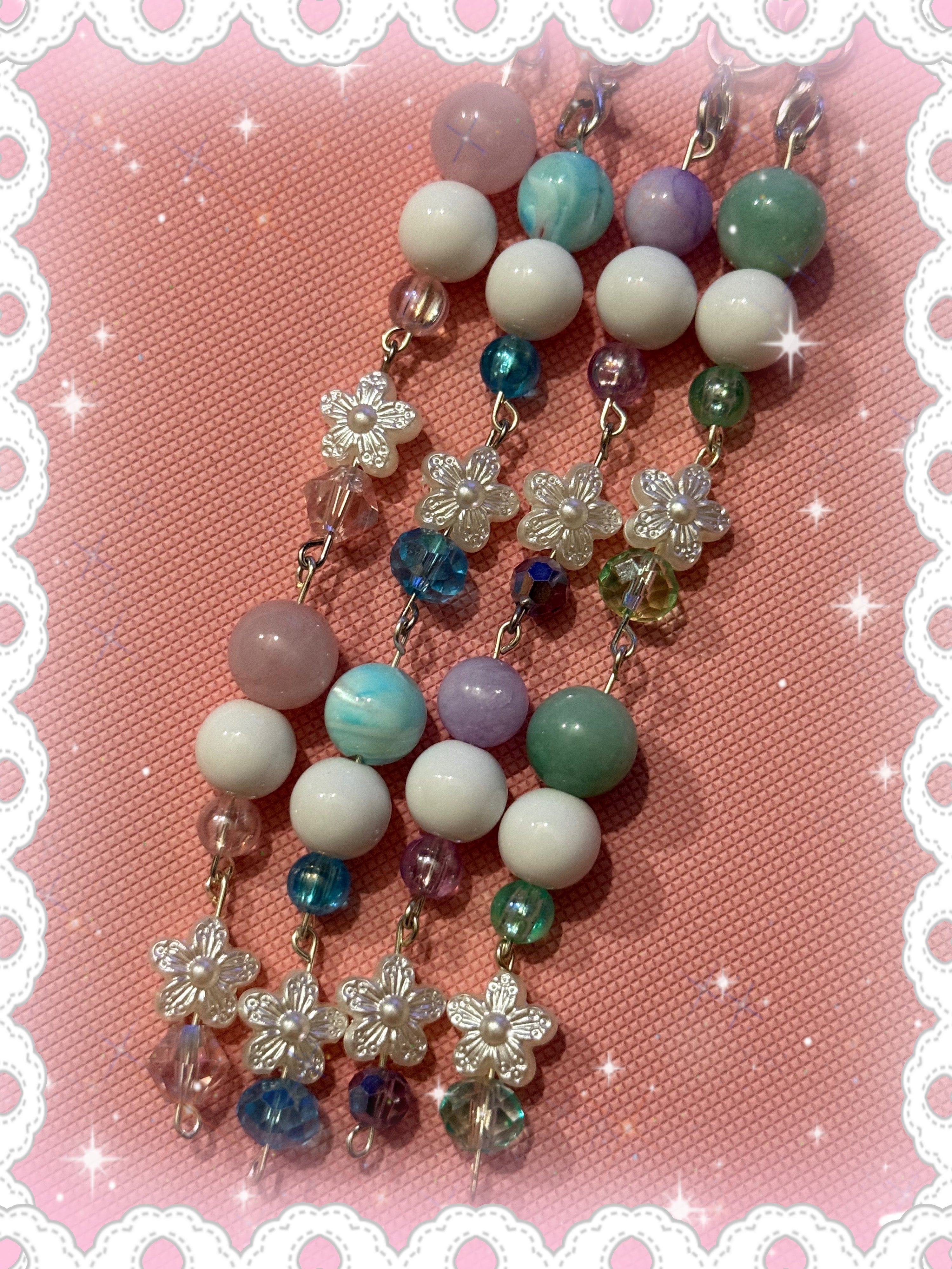 Flowery Essence Phone Charm