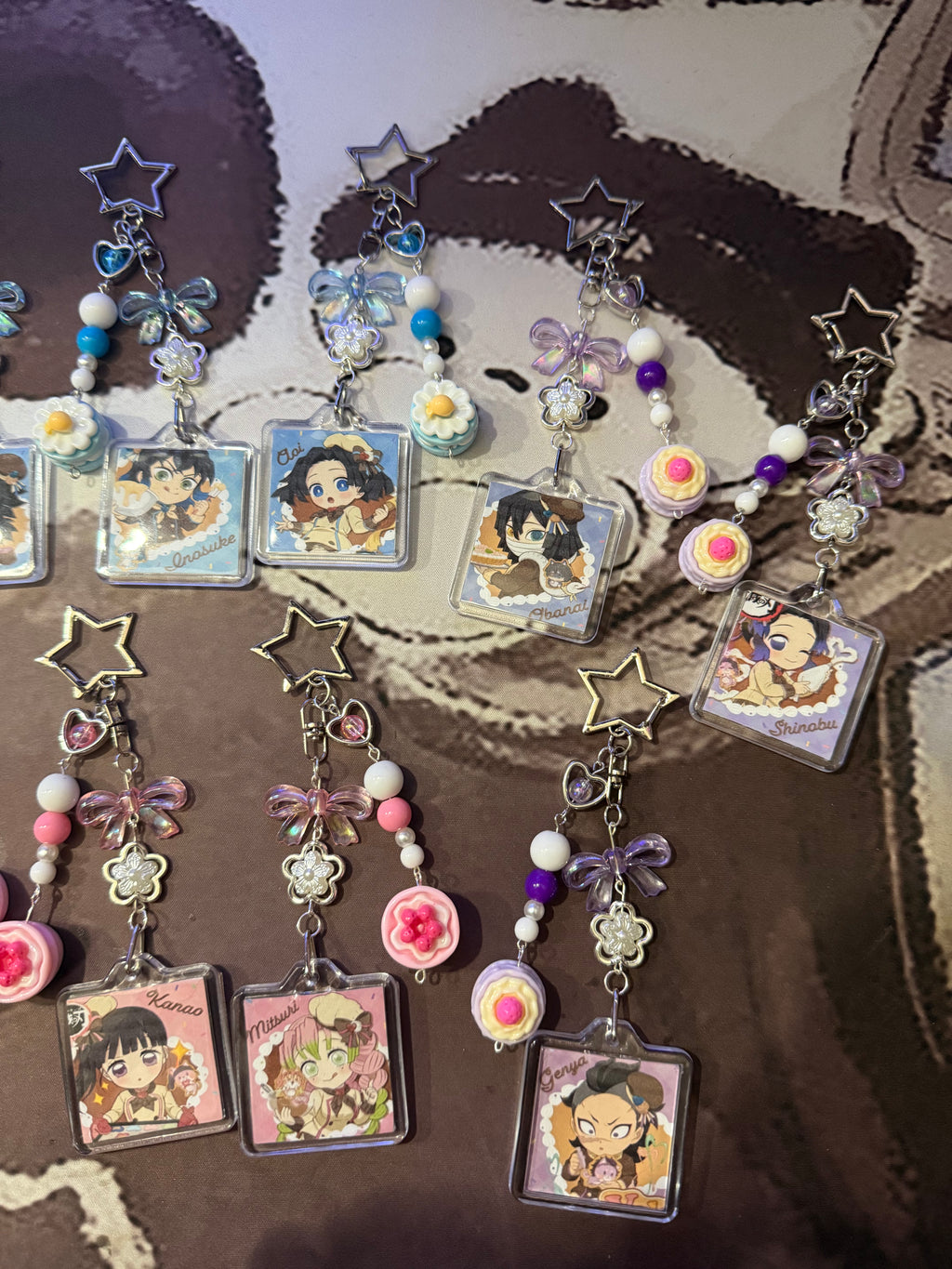 Demon Slayer Sweet Arcylic Charm Keychain