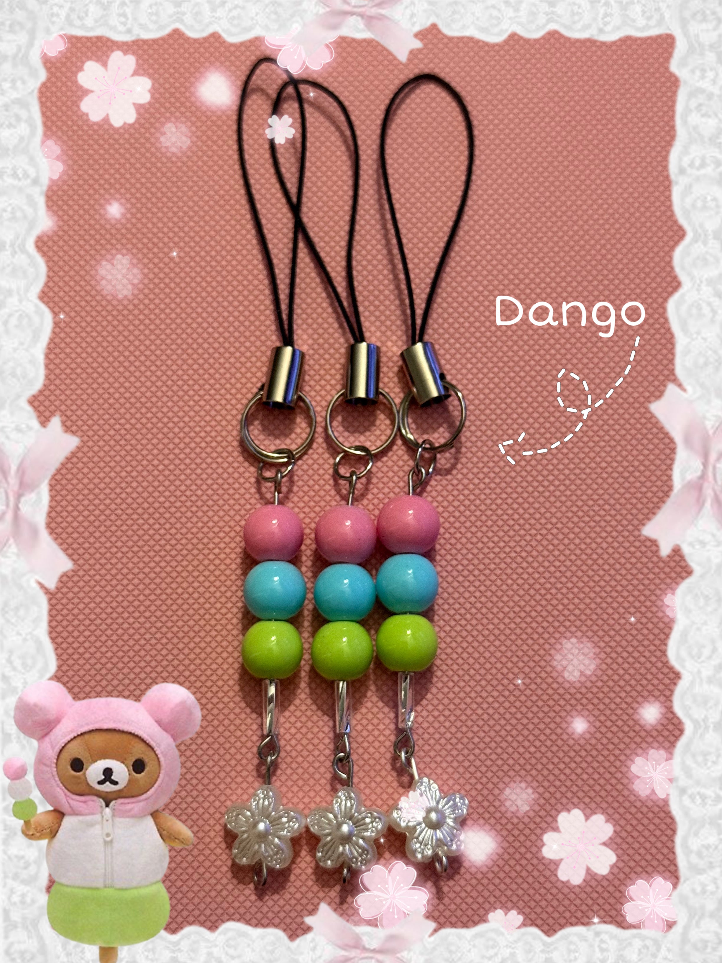 Dango Phone Charm