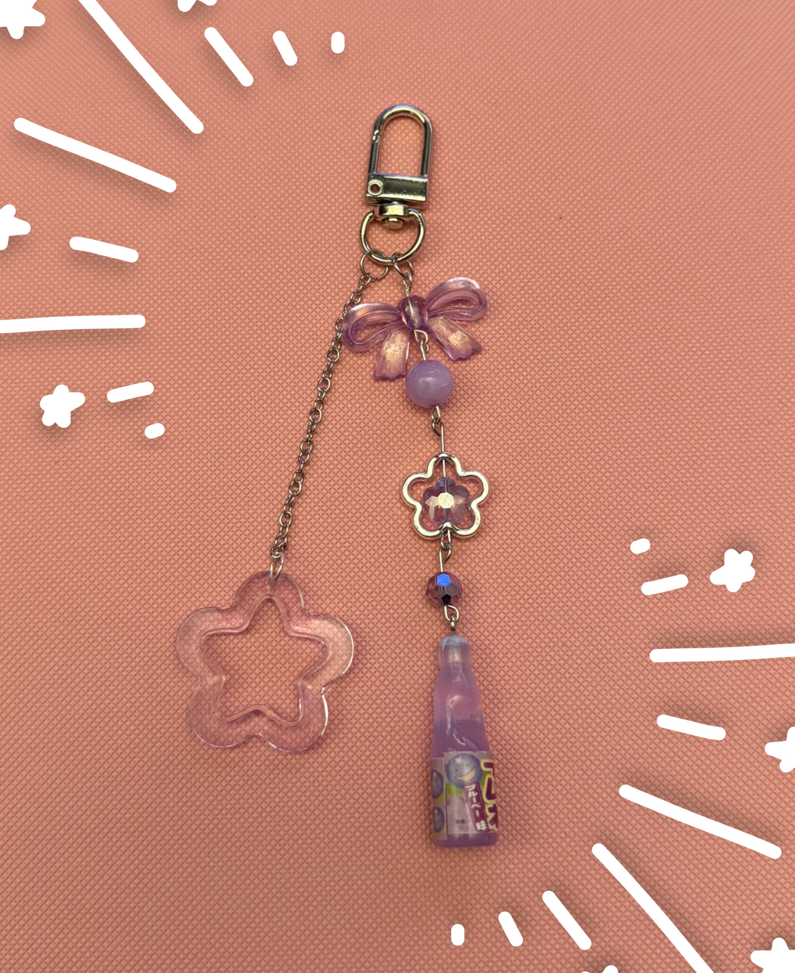 Ramune Soda Keychain
