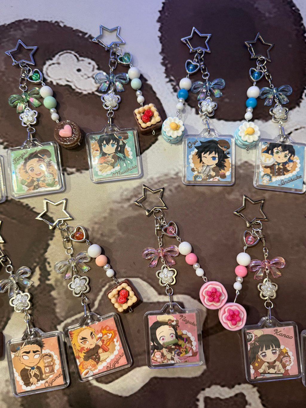 Demon Slayer Sweet Arcylic Charm Keychain