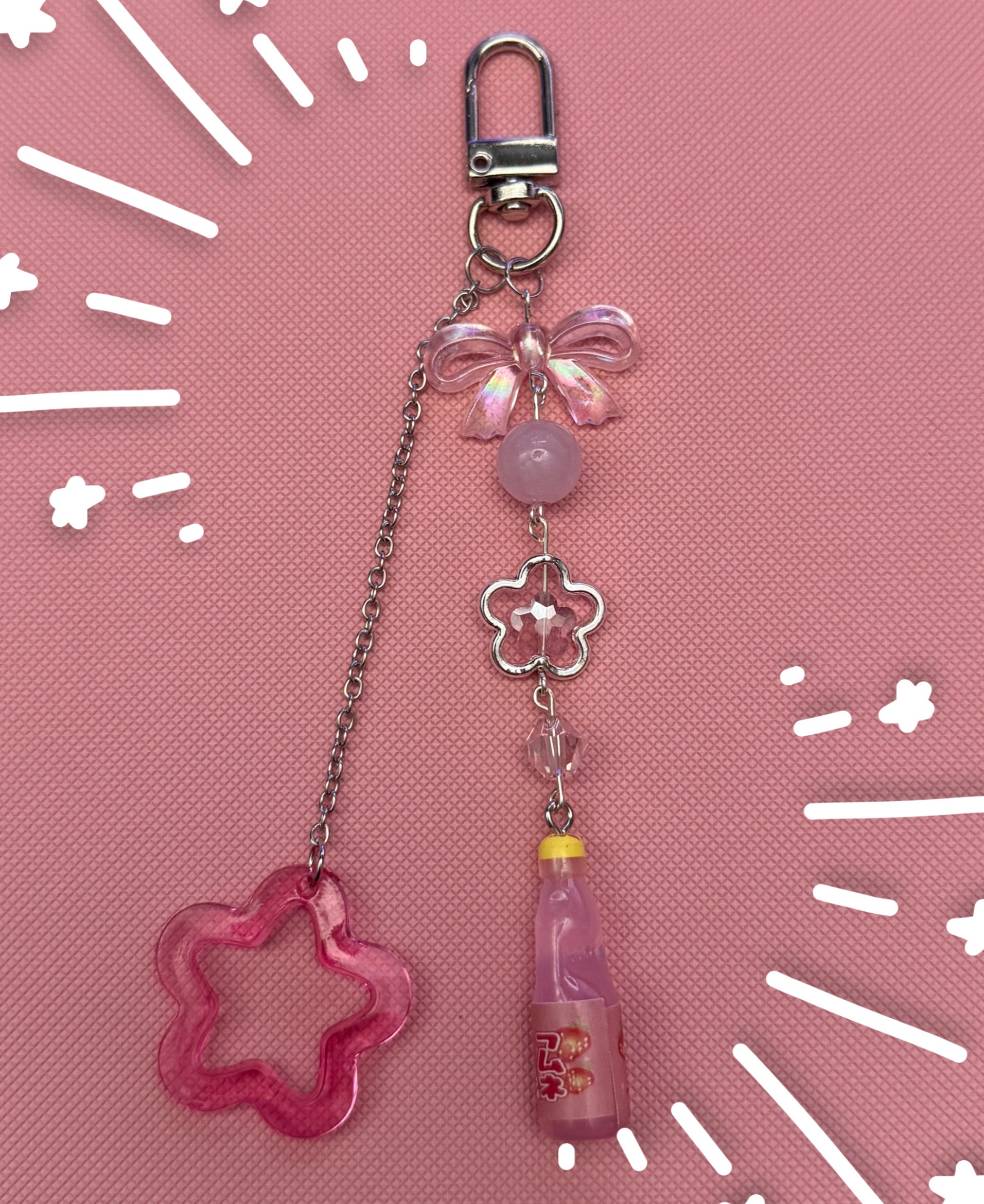 Ramune Soda Keychain