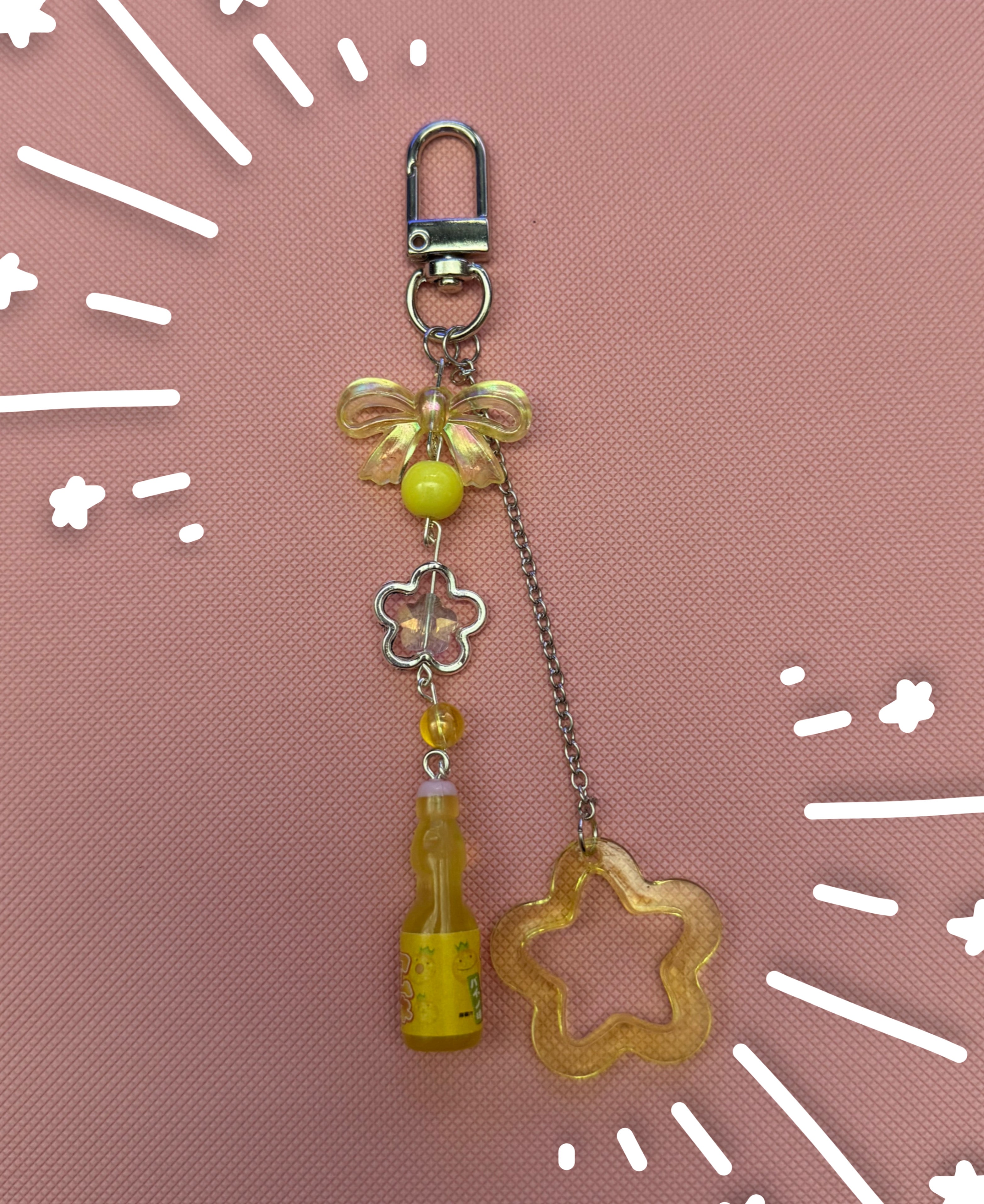 Ramune Soda Keychain