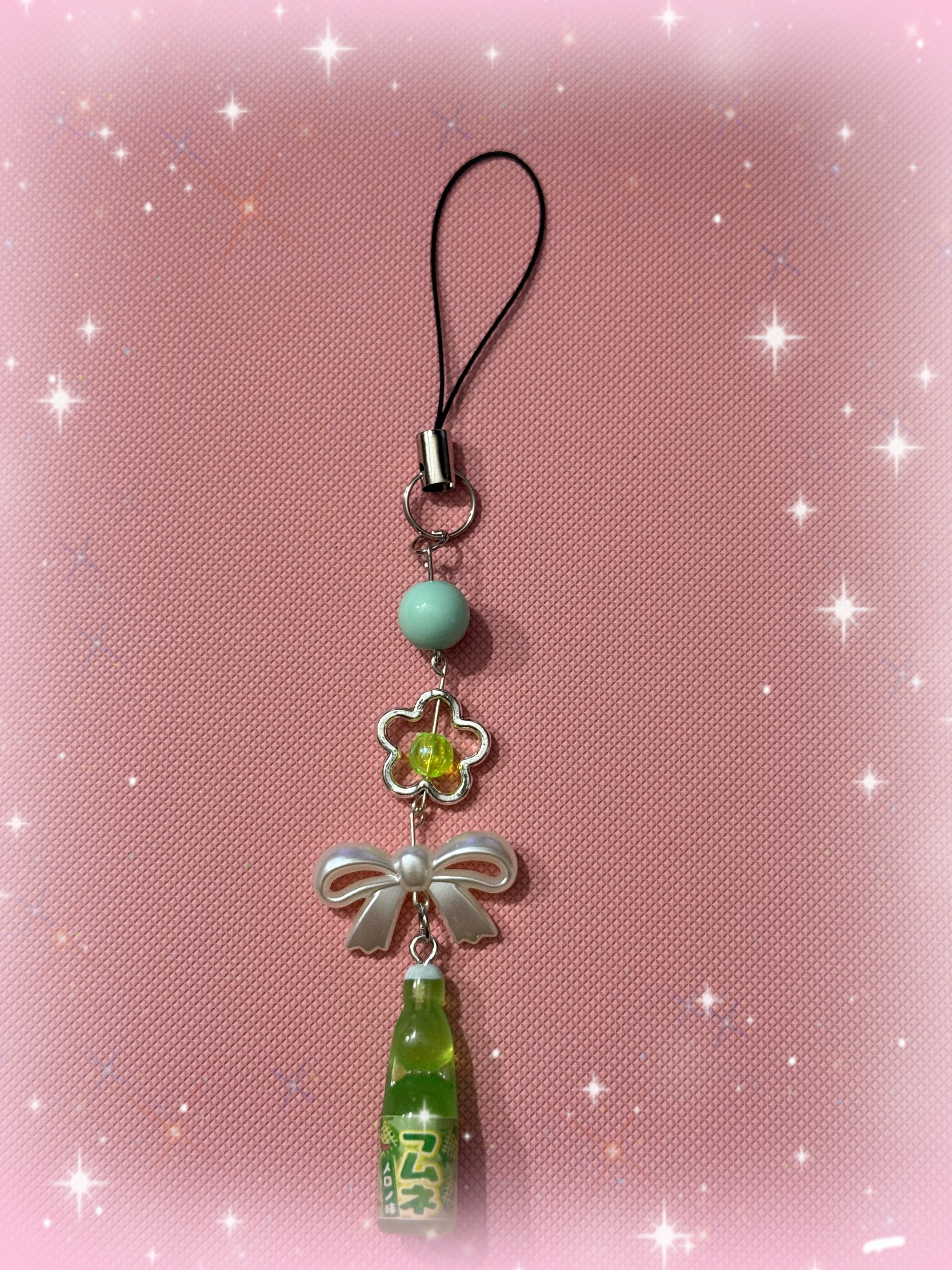Ramune Soda Phone Charms ￼
