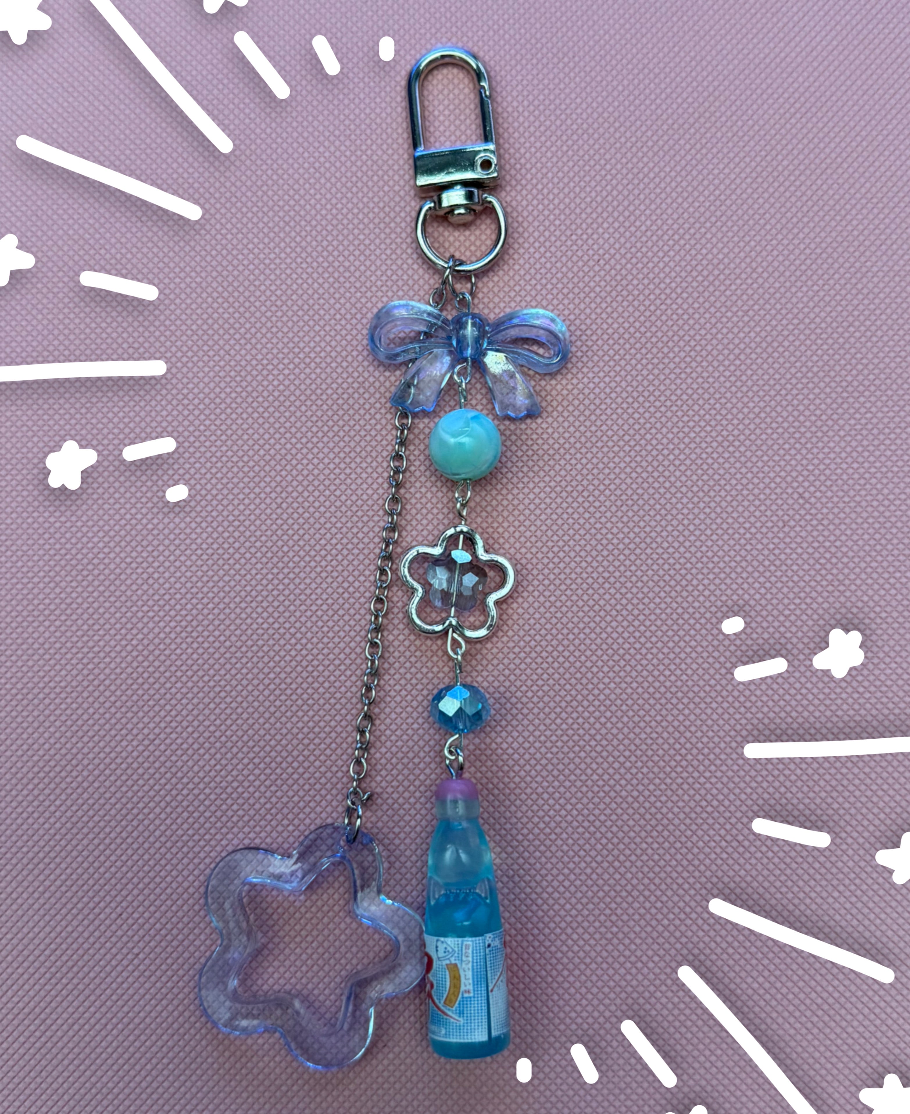 Ramune Soda Keychain