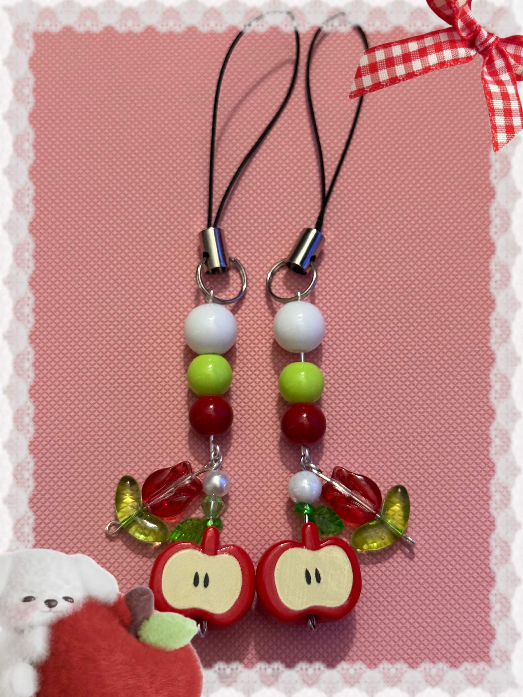 Apple Phone Charm