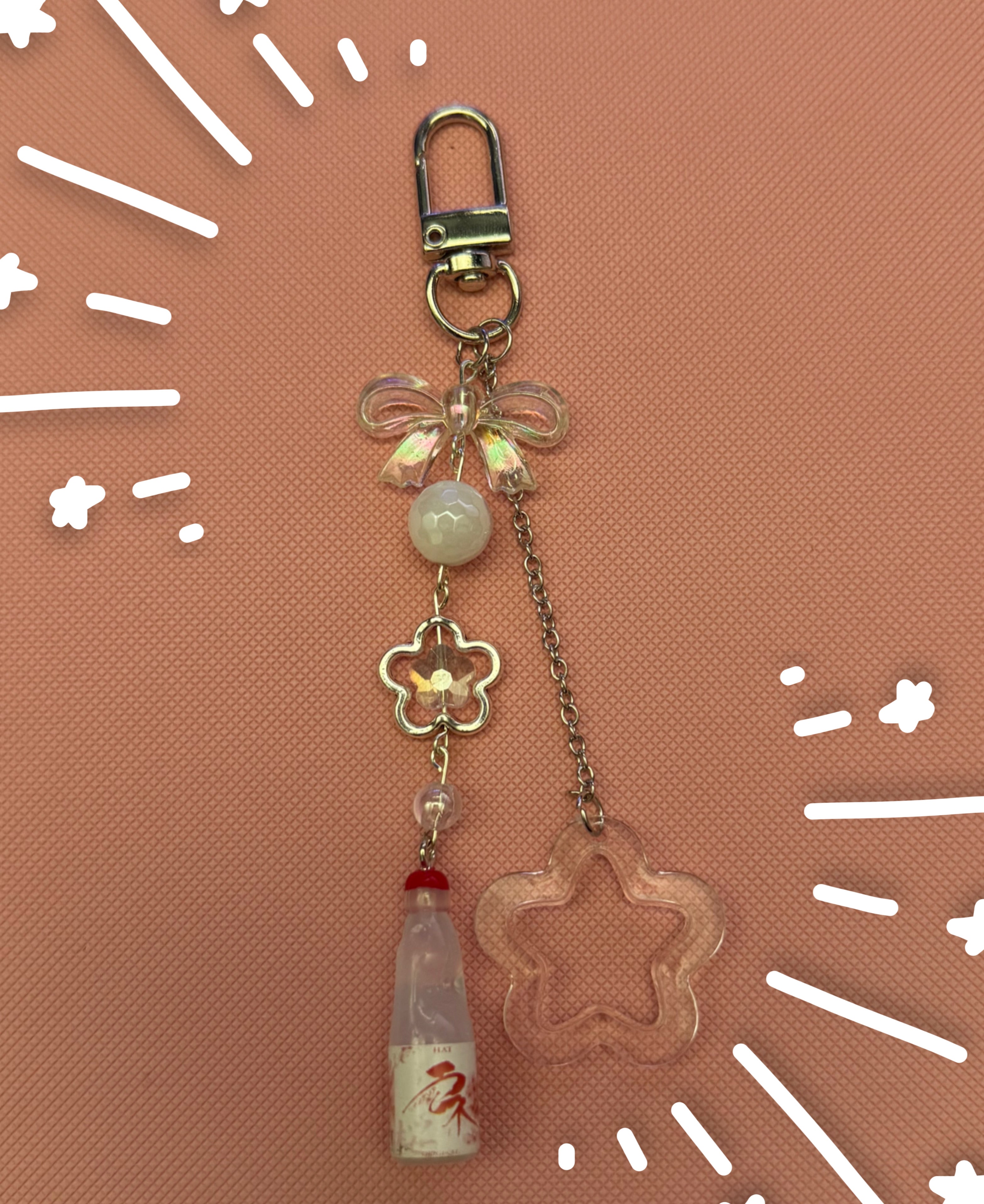 Ramune Soda Keychain